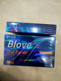 Bao Cao Su Blove Ultra Thin Hộp 10 Cái - Siêu Mỏng, Cảm Giác Tự Nhiên