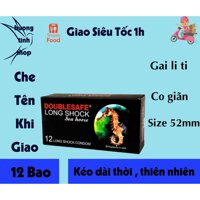 Bao cao su Cá ngựa Long shock bộ 12 bcs