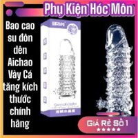 Bao cao su đôn dên Aichao Vảy Cá tăng kích thước chính hãng | Vi Tính Hóc Môn | Đồ Chơi Tình Yêu Hóc Môn | Bao cao su cao cấp | Bao cao su đôn dên chính hãng | Đồ chơi tình dục an toàn