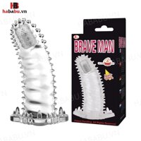 Bao cao su đôn dên Brave Man Gai rung đầu tăng kích thước chính hãng