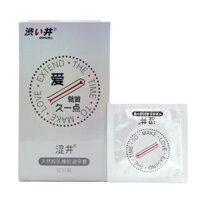 Bao cao su Drywell Long Lasting hộp 12 chiếc kéo dài thời gian tiêu chuẩn Nhật Bản giá rẻ tiết kiệm