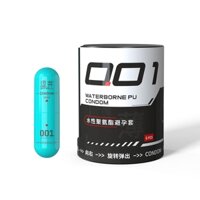 Bao cao su DryWell PU 001 Nude & Thin – Siêu mỏng tiết kiệm – Hộp 6 viên