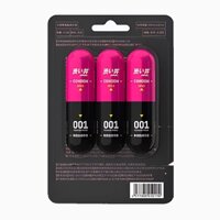 Bao cao su DryWell PU 001 Numbness Orgasm – Siêu mỏng giá tốt – Vỉ 3 viên