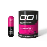 Bao cao su DryWell PU 001 Numbness Orgasm – Siêu mỏng tiết kiệm – Hộp 6 viên