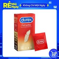 Bao cao su Durex Fetherlite Hộp 12 Bao