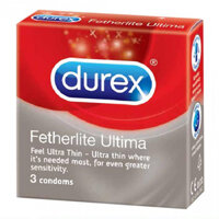 Bao cao su Durex Fetherlite Ultima Hộp 3 bao