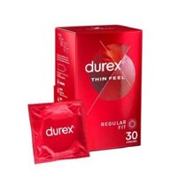 Bao cao su Durex Fetherlite Ultra Thin Feel hộp 30 cái