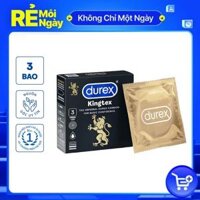 Bao cao su Durex Kingtex 3 bao