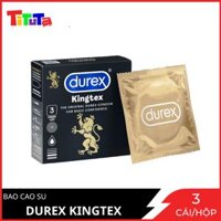 Bao cao su Durex Kingtex 3 bao