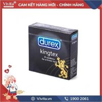 Bao Cao Su Durex Kingtex Hộp 3 cái