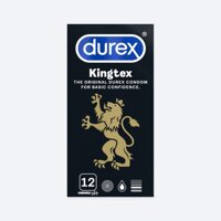 Bao Cao Su Durex Kingtex Hộp 12 Cái