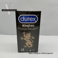 Bao cao su durex kingtex ôm sát tự tin yêu theo cách của bạn hộp 12c