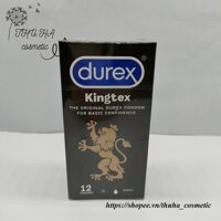 Bao cao su durex kingtex ôm sát tự tin yêu theo cách của bạn hộp 12c