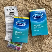 BAO CAO SU DUREX LOVE SEX REGULAR HỘP 30 CÁI HÀNG CHUẨN