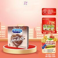 Bao cao su Durex Naughty Chocolate - HỘP 03 CHIẾC
