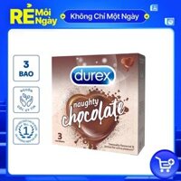 Bao cao su Durex Naughty Chocolate hộp 3 bao