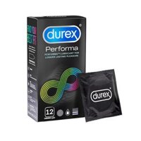 Bao Cao Su Durex Performa | Hỗ Trợ Kéo Dài Thời Gian | Hộp 12c