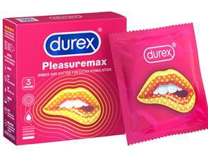 Bao cao su Durex Pleasuremax hộp 3 cái