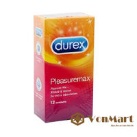 Bao cao su Durex Pleasuremax 12 chiếc, gân gai kích thích Nữ, cuộc yêu mãnh liệt hơn