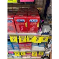 Bao Cao su DUREX ÚC HỘP 30 cái