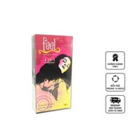 Bao Cao Su Feel 4 in 1 Có Gân Hương Dâu Quyến Rũ