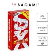 Bao Cao Su Gai Kéo Dài Thời Gian Của Nhật Bản Sagami Xtreme Feel Long Hộp 10 Chiếc Không Mùi Cao Su  - Tặng 1 Chiếc BCS Power Men - Che Tên Sản Phẩm