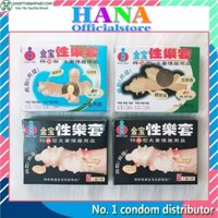 Bao cao su Gold ❤️FREESHIP❤️ gân gai bi siêu to khổng lồ tăng khoái cảm hộp 2 chiếc – giá sỉ tốt nhất