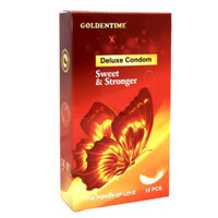 Bao cao su Goldentime Sweet & Stronger "Bướm đỏ"