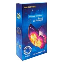 Bao cao su Goldentime Sweet and Strong (Hộp 12c)