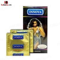 Bao cao su Innova Long Shock hộp 12 chiếc kéo dài thời gian chính hãng