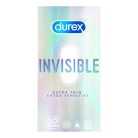 Bao Cao Su, Invisible Condoms, 10 Cái - DUREX