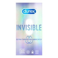 Bao Cao Su, Invisible Condoms, 10 Cái - DUREX
