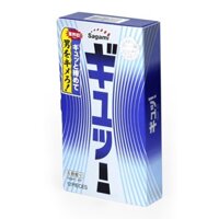 Bao Cao Su Không Mùi Nhật Bản Sagami 6 Stage Tight Fit Hộp 12 Chiếc - 6 Lần Gợn Sóng Tăng Kích Thích - Chống Tuột Tuyệt Đối - Che Tên Sản Phẩm