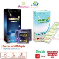 Bao cao su Kingster siêu mỏng, hoặc gân gai – bcs condom nhập khẩu từ Malaysia – Luôn che tên sản phẩm