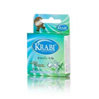 Bao cao su Krabi Ultra Thin Cool siêu mỏng, hương bạc hà (xanh lá) hộp 3 cái