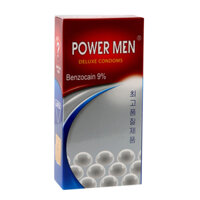 Bao Cao Su Lâu Ra Power Men Deluxe Condoms H12 - Có Gai Kích Thích - 100 Hàng Chính Hãng - Che Tên Sản Phẩm