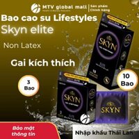 Bao Cao Su LifeStyles Skyn Elite Non-Latex Siêu Mỏng Size 52mm