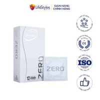 Bao cao su LifeStyles Zero cao cấp siêu mỏng 12 bao xịn