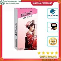 Bao cao su Michio gân gai nhập khẩu nhật hộp 12c – giá sỉ tốt nhất