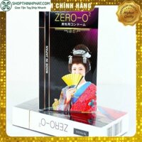 Bao cao su Nhật siêu mỏng siêu trơn hộp 12c Zero O2