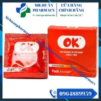 Bao cao su OK Original (Hộp 3 chiếc) – Thương hiệu bao cao su từ năm 1993