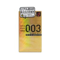 Bao Cao Su Okamoto 0.03 Real Fit Ôm Sát Mềm Mại Nội Địa Nhật Bản (hộp 10 chiếc)