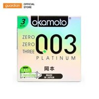 Bao Cao Su Okamoto 0.03 Platinum Hộp 3 Cái
