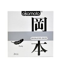 Bao Cao Su OKAMOTO Siêu Mỏng Purity hộp 3 cái