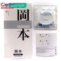 Bao cao su Okamoto Skinless Skin Purity (hộp 10 chiếc)