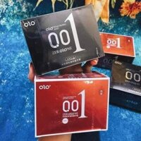 Bao Cao Su Olo 001 Đỏ Siêu Mỏng Nóng Ấm Hộp 10 Cái