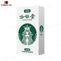 Bao cao su Olo Coffee Starbucks hộp 10 chiếc siêu mỏng chính hãng