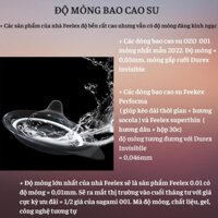 Bao cao su OZO đen siêu mỏng, nhiều gel, hương vani hộp 10c bcs - olo store _che tên sp