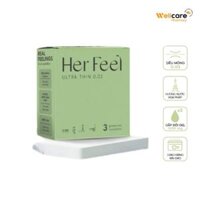 Bao Cao Su PlayAh Her Feel Ultra Thin Siêu Mỏng Nhiều Gel Cao Cấp – Hộp 3 cái – Size 52mm.