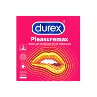 Bao Cao Su, Pleasuremax Condoms, 3 Cái - DUREX